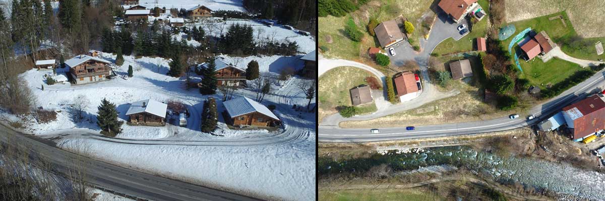 Vous souhaitez avoir des photos aériennes de votre maison ? A l'aide d'un drone, vous obtiendrez de magnifiques clichés de votre demeure sous tous les angles, à une altitude de 20 à 150m.